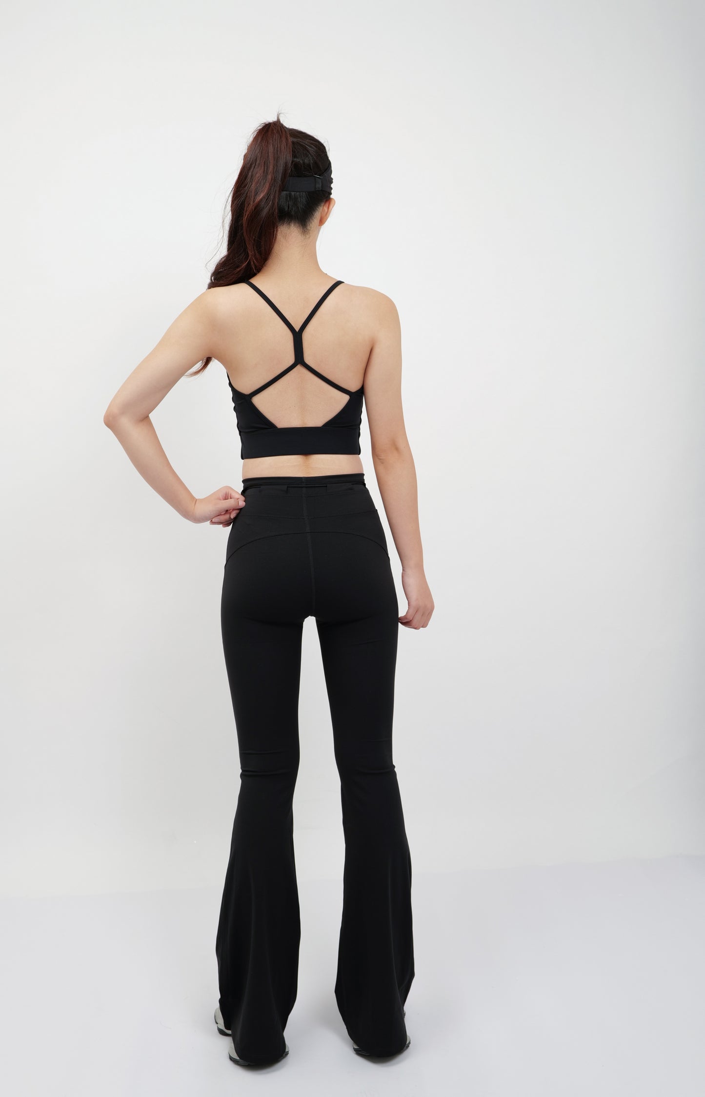 Slim-fit, Tummy-control with Subtle Flared Cuffs Casual Pant